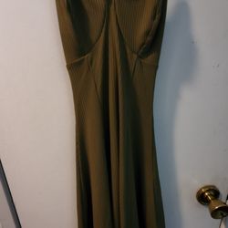 Olive Green Dress 