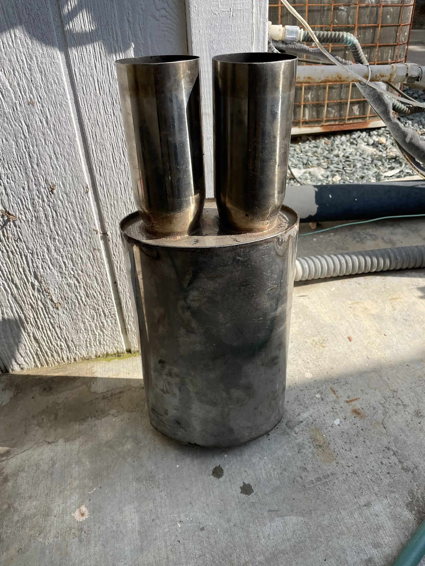 eBay Universal Muffler 2.5 Piping