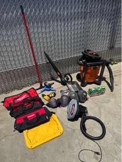 Tool Bags, Shop vac, Knee Pads