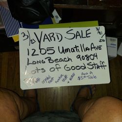 YARD SALE
