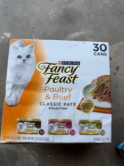 Purina Fancy Feast Classic - Alimento húmedo en paté para gatos, latas de 3oz pack of 30 unit