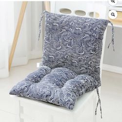 Outdoor Indoor High Back Chair Tufted Cushions Comfort Replacement Patio Seating Cushions, All-Weather Replacement Cushion