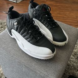 Jordan 12 Playoff Retro Golf Shoes New Sz 10