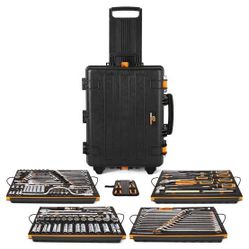 GEARWRENCH 185 Piece GMTK Tool Kit Foam Trays W/ Heavy Duty Tool Carrier