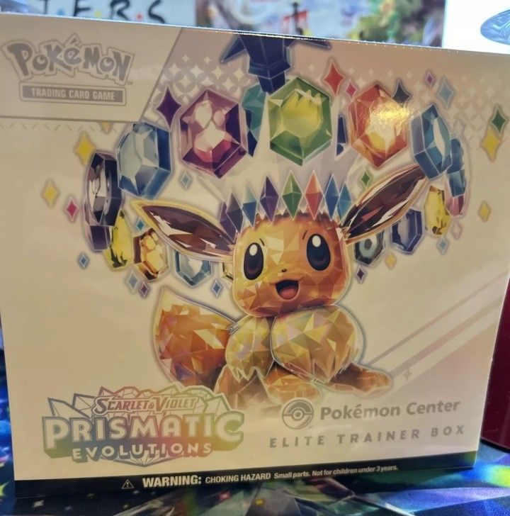 Prismatic Evolutions Pokemon Center PC ETB Elite Trainer Box Trade