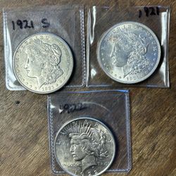 Three Silver Dollars. Group 31.