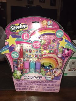 Brand new shopkins beauty set