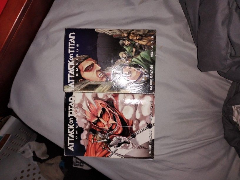 Attack On Titan Mangas Vols. 1-6 Almost Mint condition