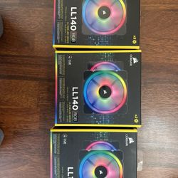 CORSAIR LL140 RGB LED Series | $60 per pair