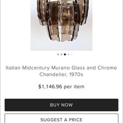Authentic Murano Chandelier