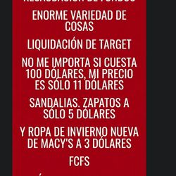 Huge garage sales items starts from , 3 , 5 , 11 dollars