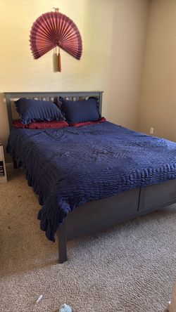 Queen Size Bed Frame/Optional Mattress