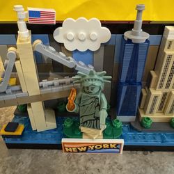 LEGO New York Postcard