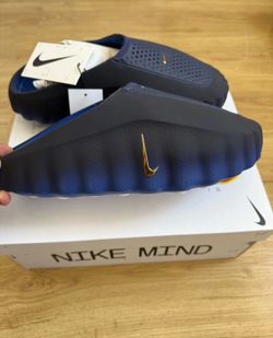Men size 10 Nike Mind 001 Slide Blackened Blue Game Royal Brand New
