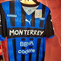 PUMA Monterrey 2022 Alternative Jersey Los Rayados Blue 763254-01 Men’s Small
