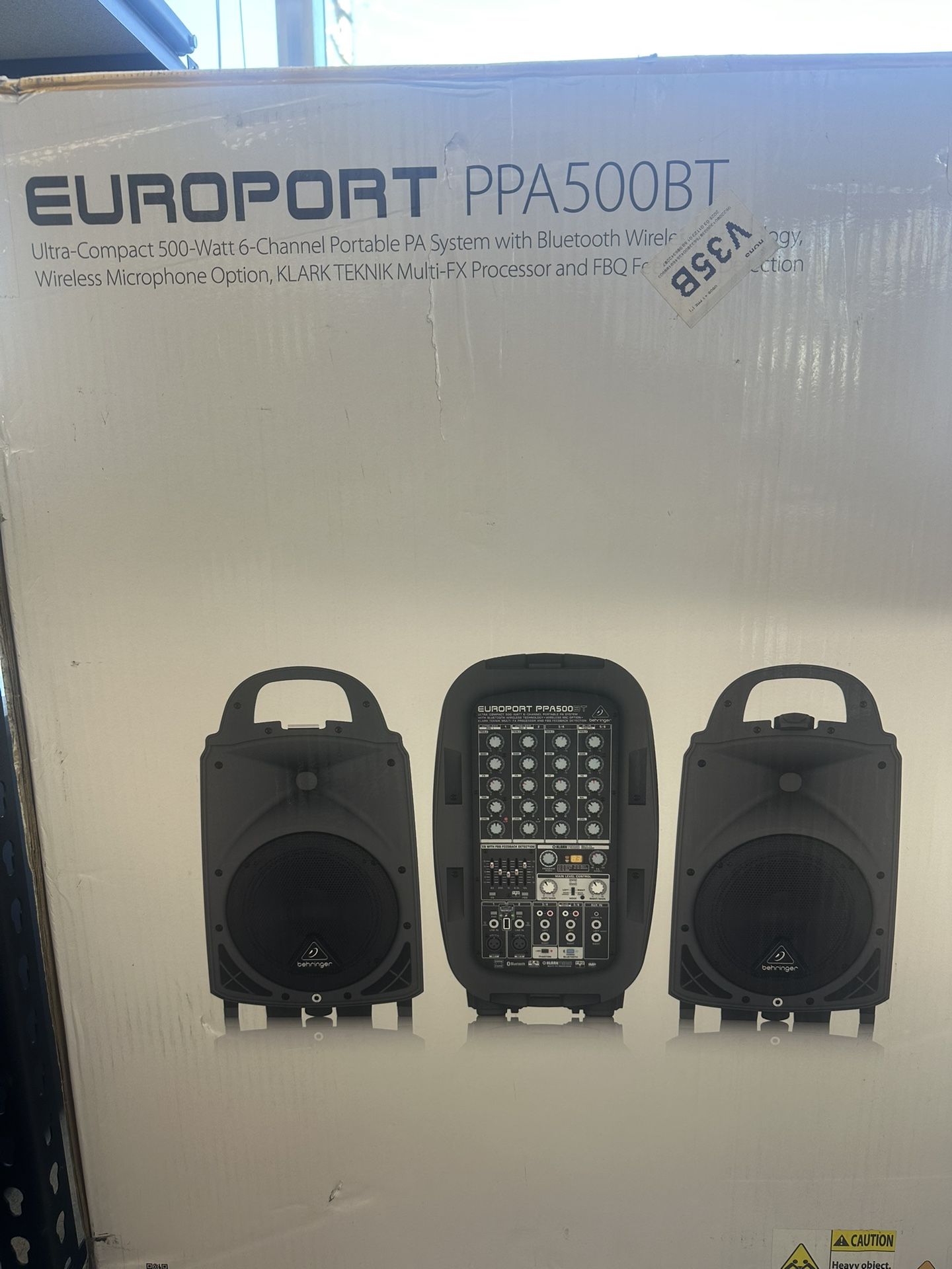 EUROSPORT PPA500BT Portable PA System