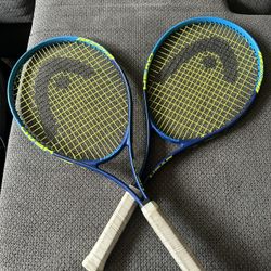 Head 2 Tennis Rackets For 40$