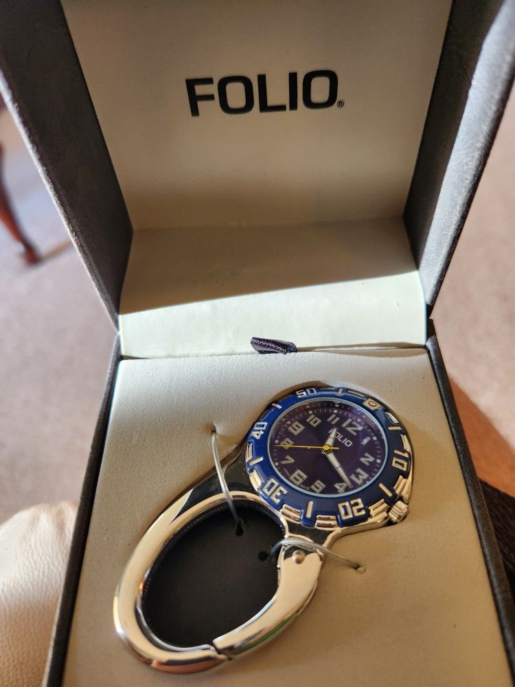 Folio Keychain Style Watch