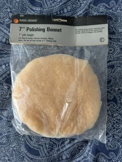 Black And Decker 7 Inch Polishing Bonnet 1 Inch Thick