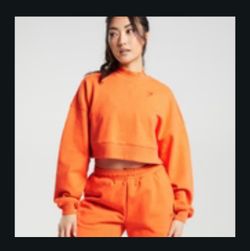 Orange rest day sweats set MEDIUM
