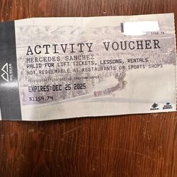 Snow Summit Mountain $1159 Credit Voucher Asking $800