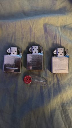 lot of 3 Zippo inserts