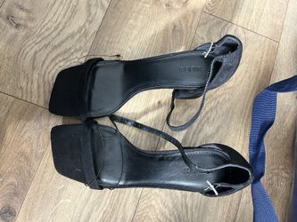 2 Pairs Of Black Heels Size 9