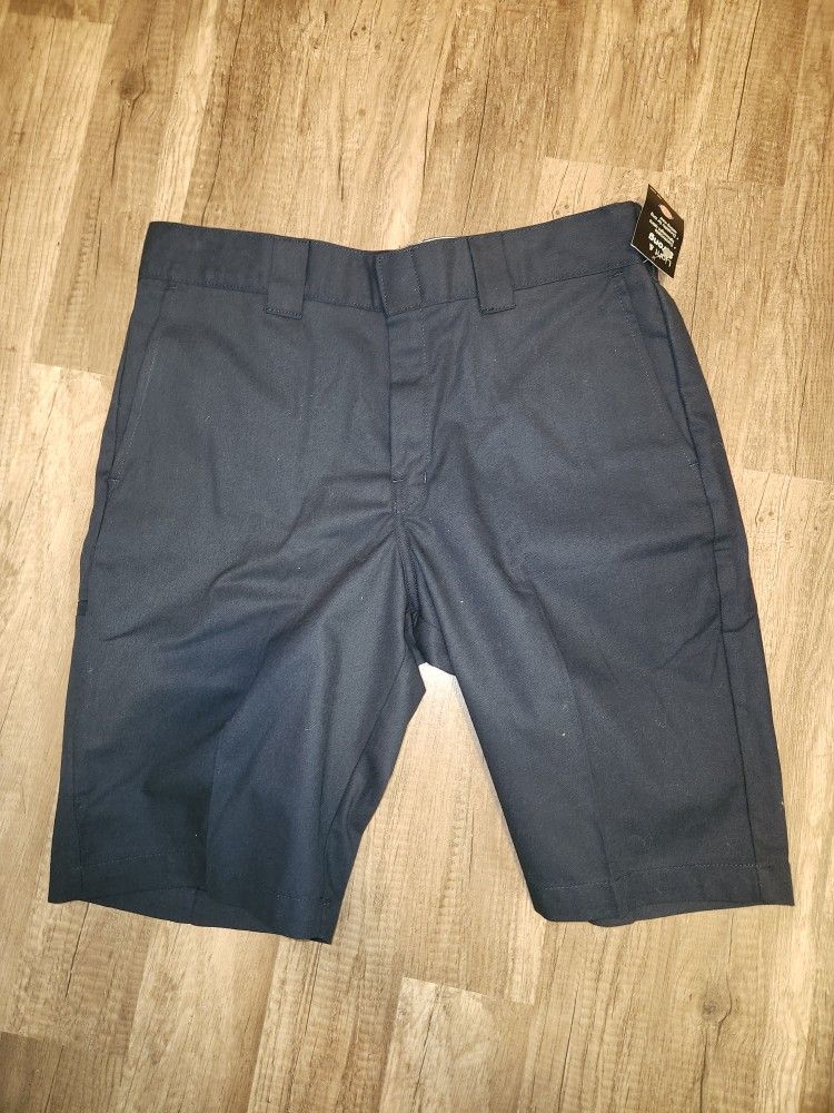 Dickies Blue Long Shorts Men's 34 Waist