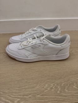 Reebok ALL White Court Advance Unisex Tennis Shoes Women's Size 9.5
