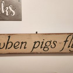 Wooden Sign 