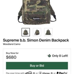 BBsimons Supreme Backpack Camo 2025