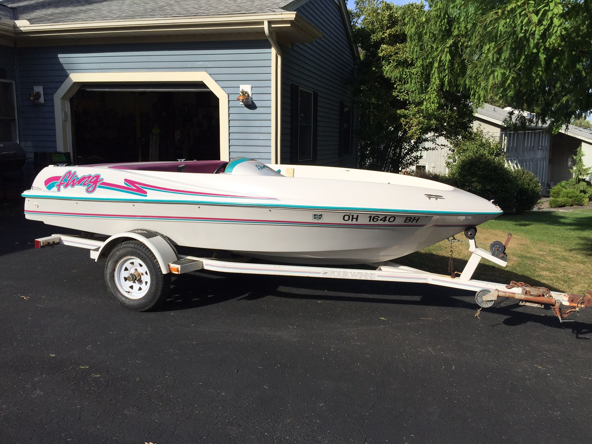 94 four Winn’s fling jet boat as is where is! This will end at 10:00pm tonight!!! Offers after 10:00pm will not be excepted!!
