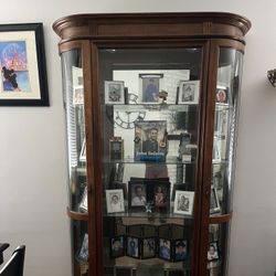 Wood China Cabinet 