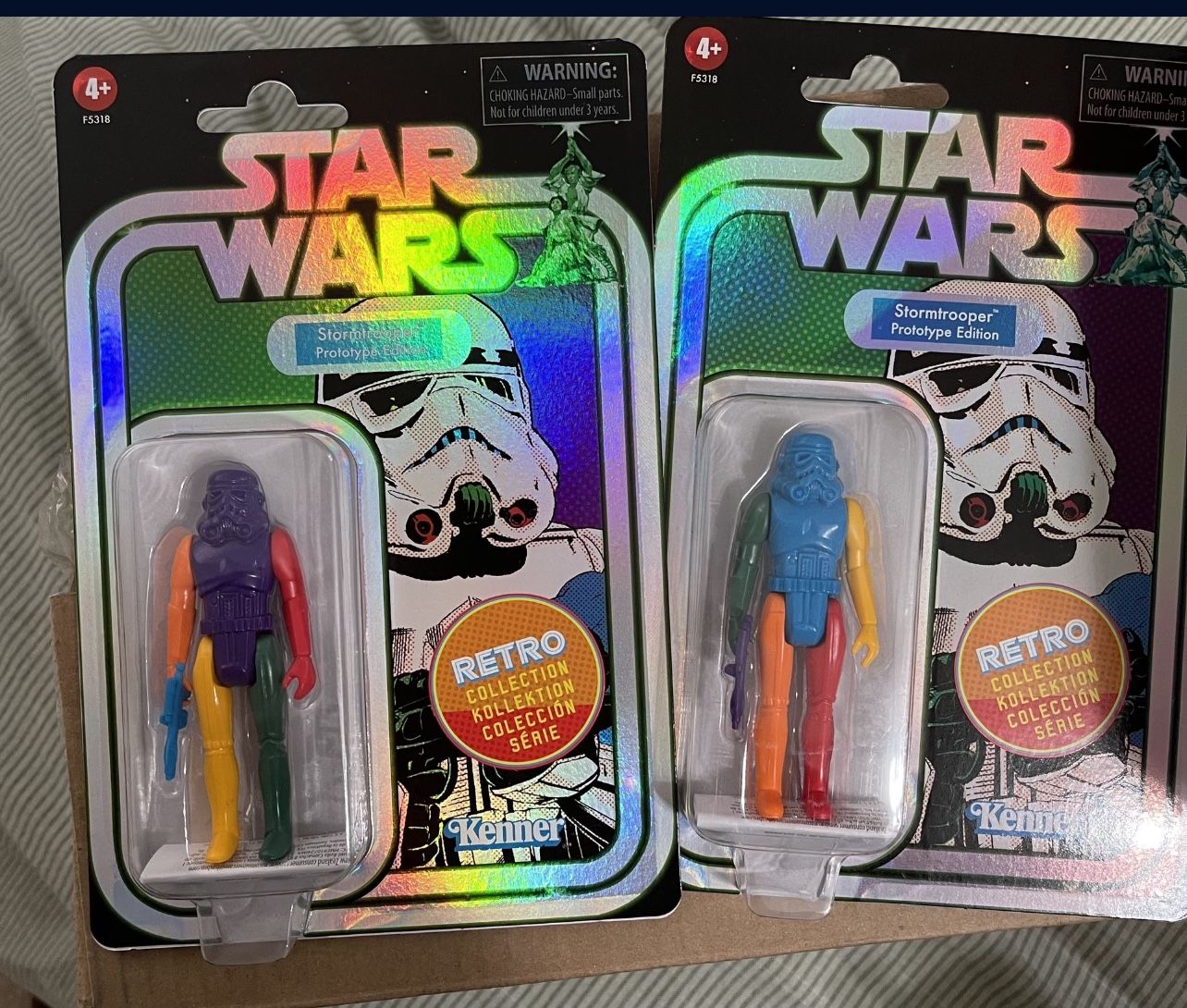 Star Wars Retro Collection Stormtrooper Prototype Lot Of 2