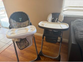 2 high chairs