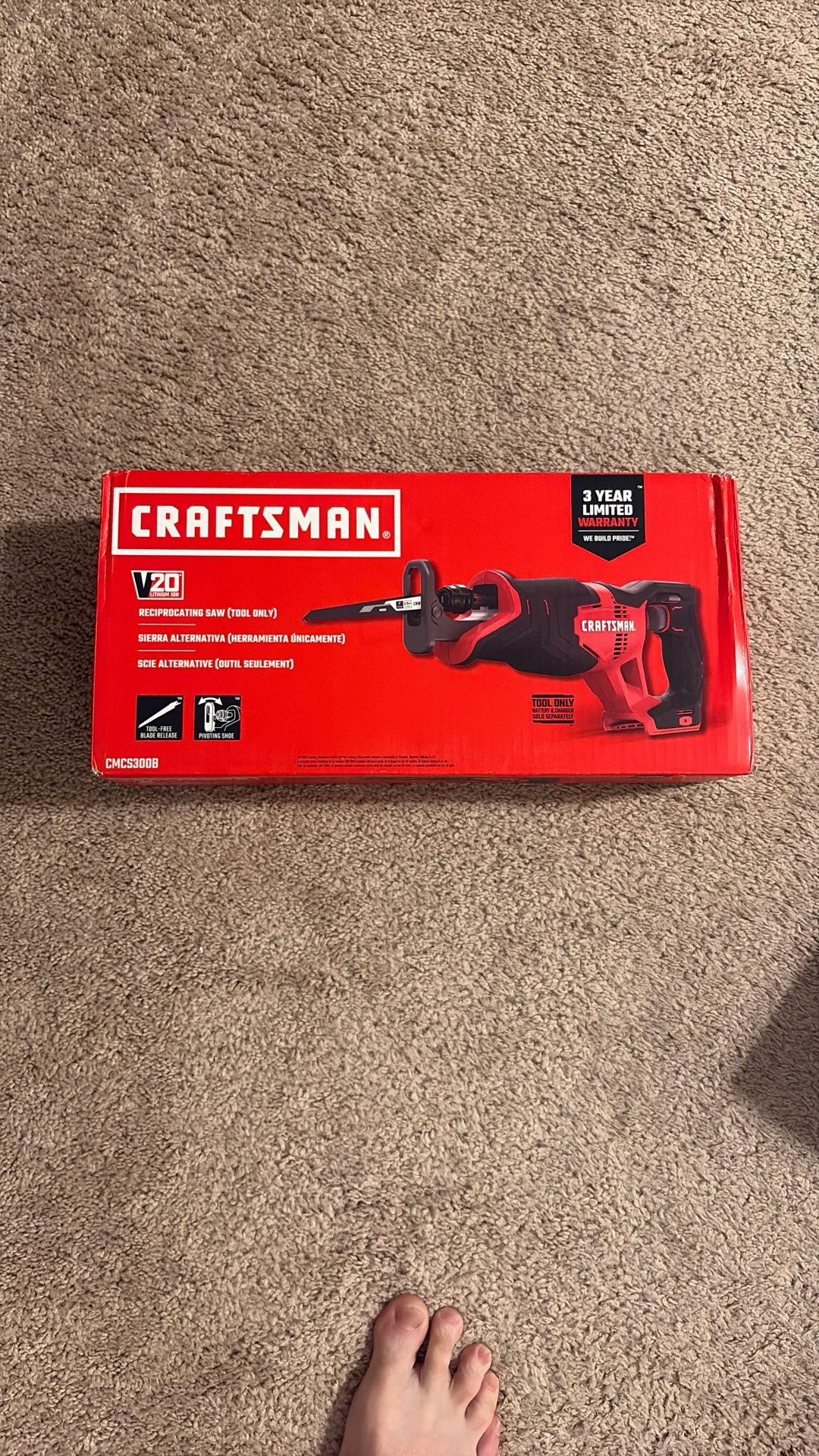  Craftsman Cordless Reciprocating Saw