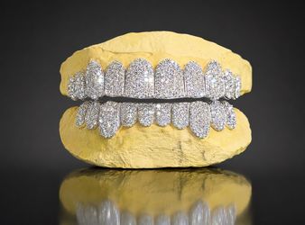 Natural diamond grills