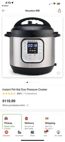 Instant Pot DUO pressure Cooker