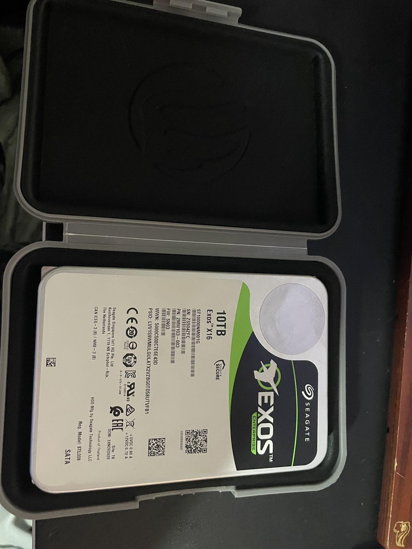 Seagate 10TB Helium HDD