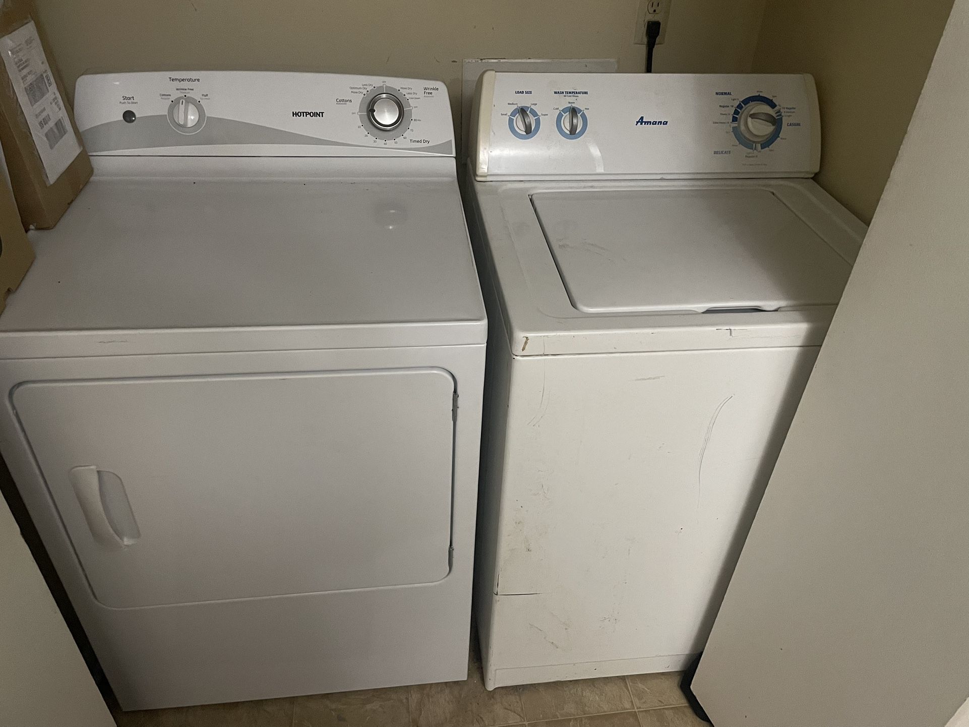washer and dryer