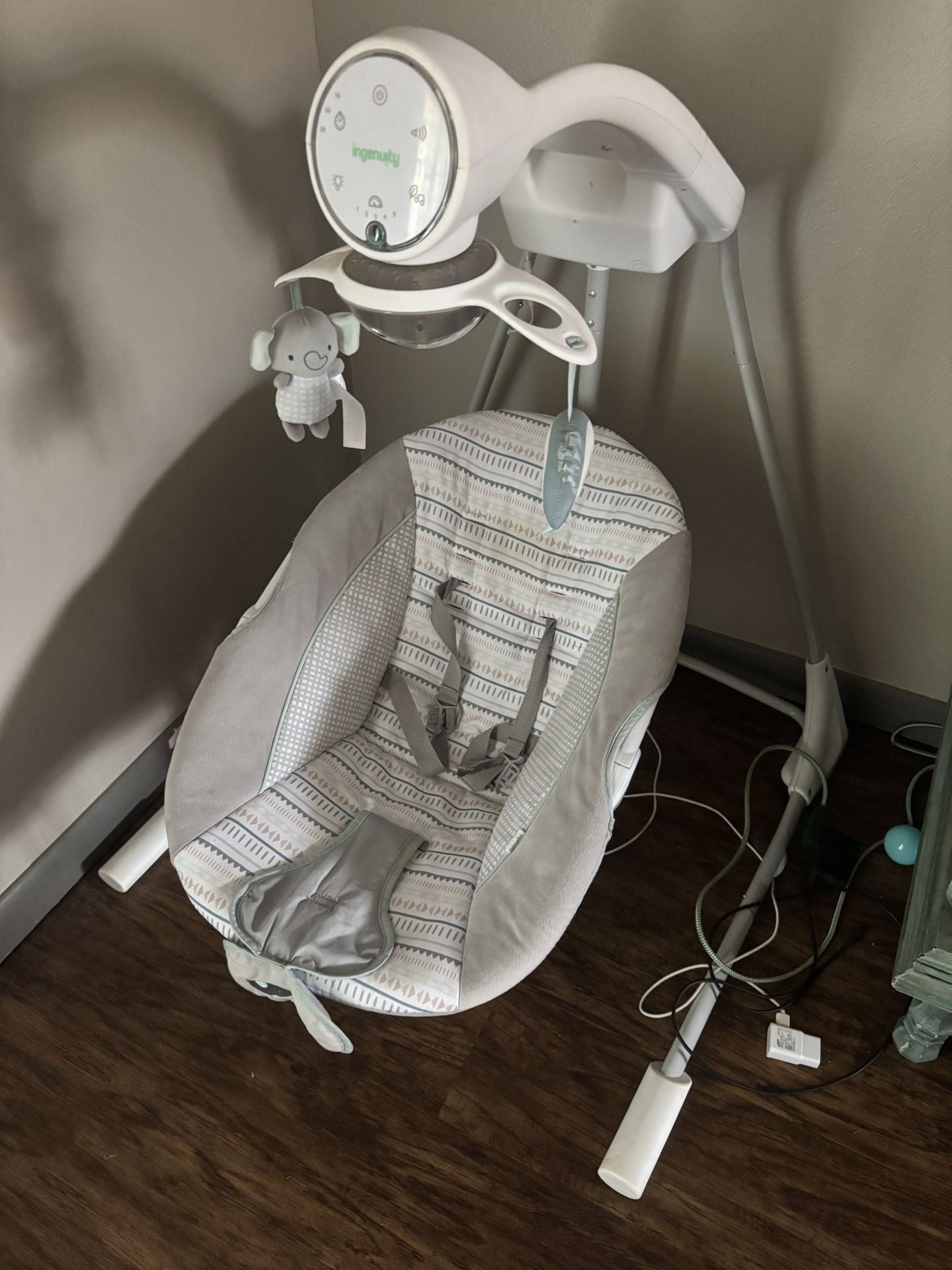 e Ingenuity ConvertMe Swing-2-Seat or InLighten Cradling Swing $120 retail