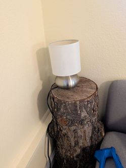 Small Touch Table Lamp Brushed Nickel