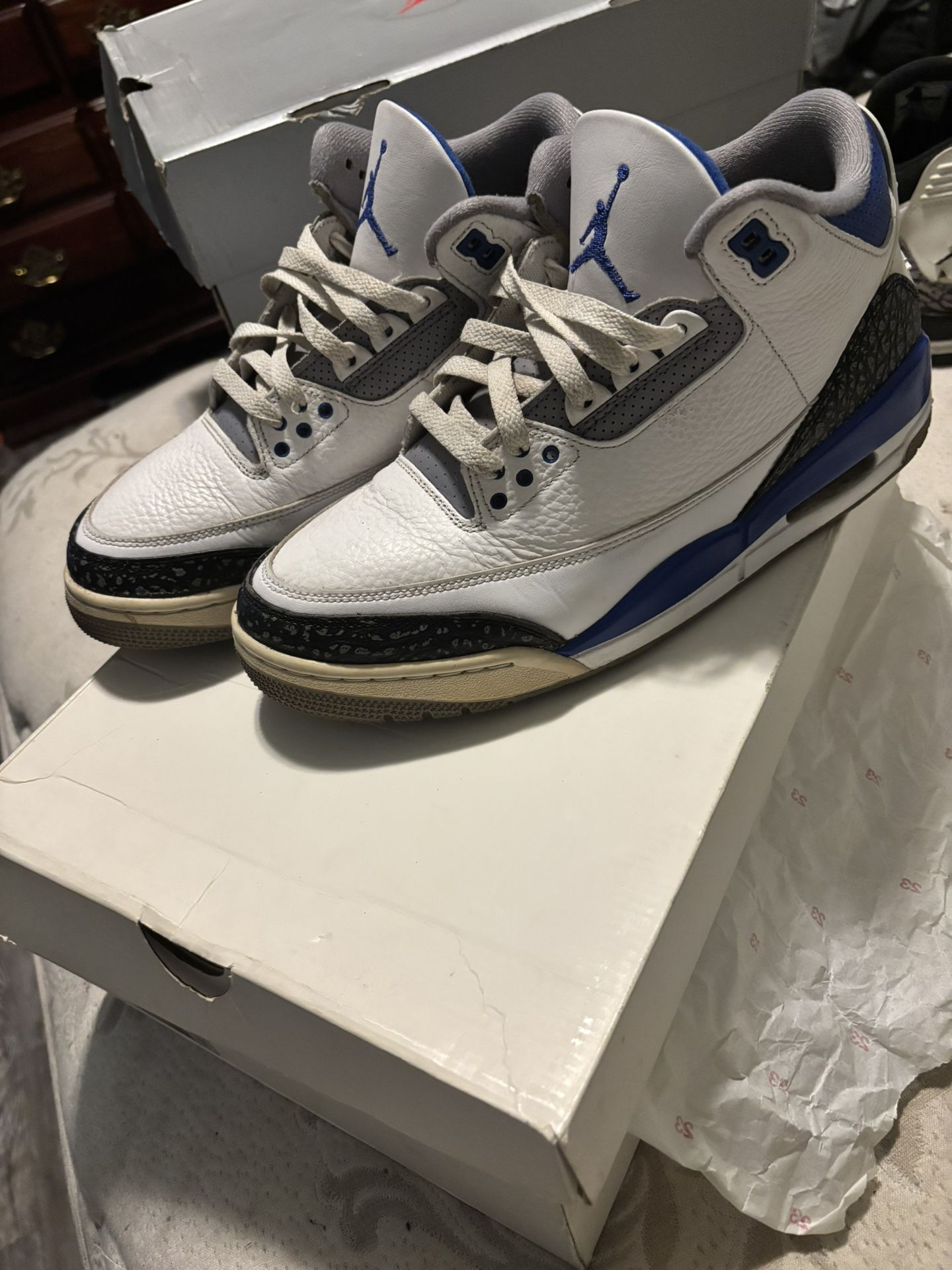 Jordan Retro 3 Racer Blue