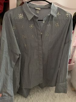 Stripped Button up