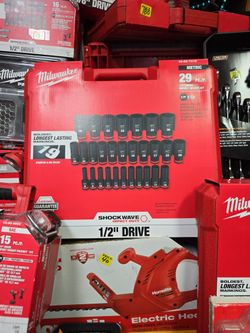 1/2" Drive Impact Socket Set MM Milwaukee 8mm-36mm,New, Financing Available 