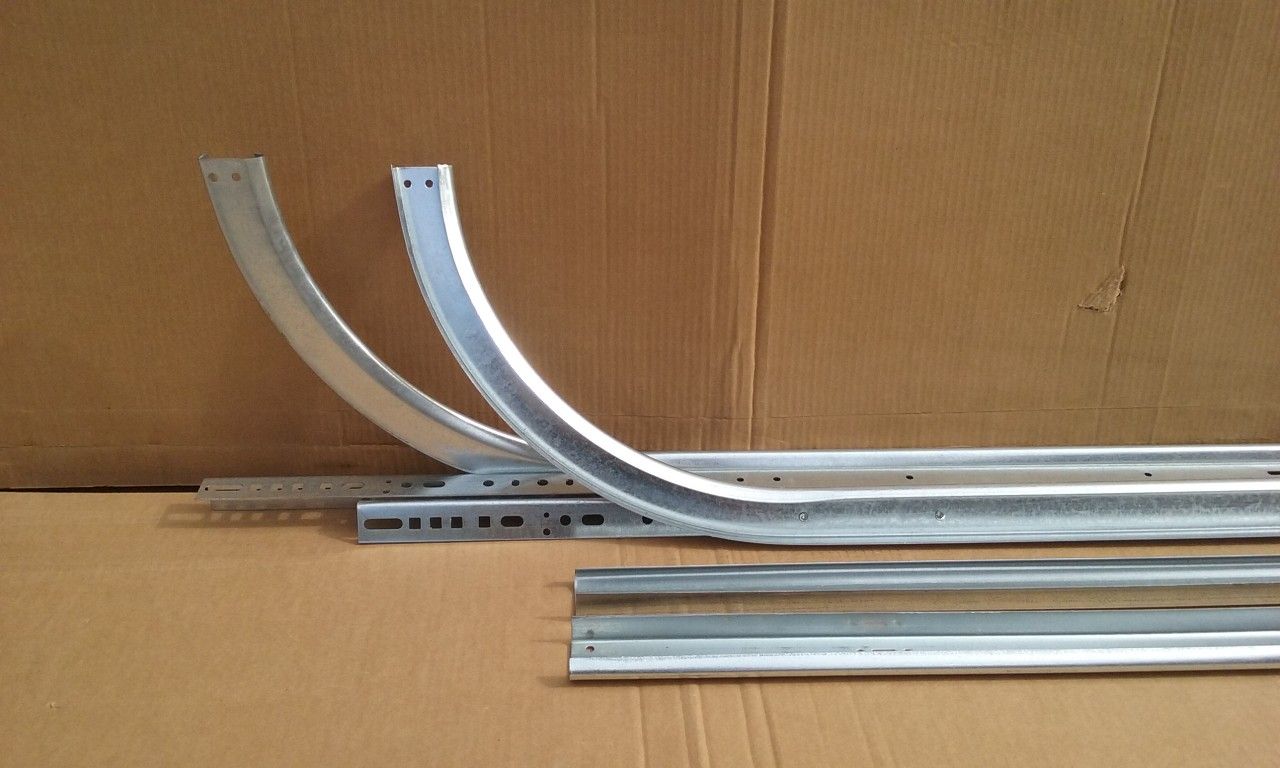 Garage Door Hardware With Tracks, New