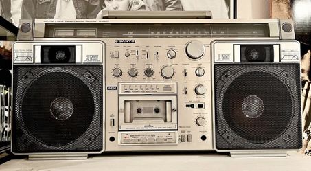 Old School 1980' Sanyo MX-920 Big Daddy Ghettoblaster Huge , Loud And Works Perfect