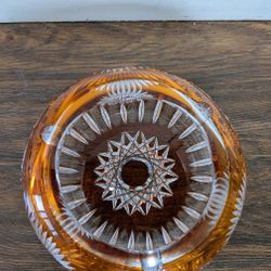 New Color Cut Crystal Ashtray Bowl Decorative