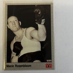 Maxie Rosenbloom Boxing Card
