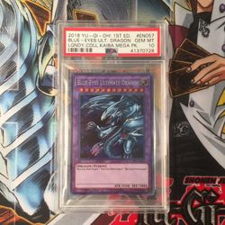 Yugioh Psa 10 Blue Eyes Ultimate Dragon Lckc 